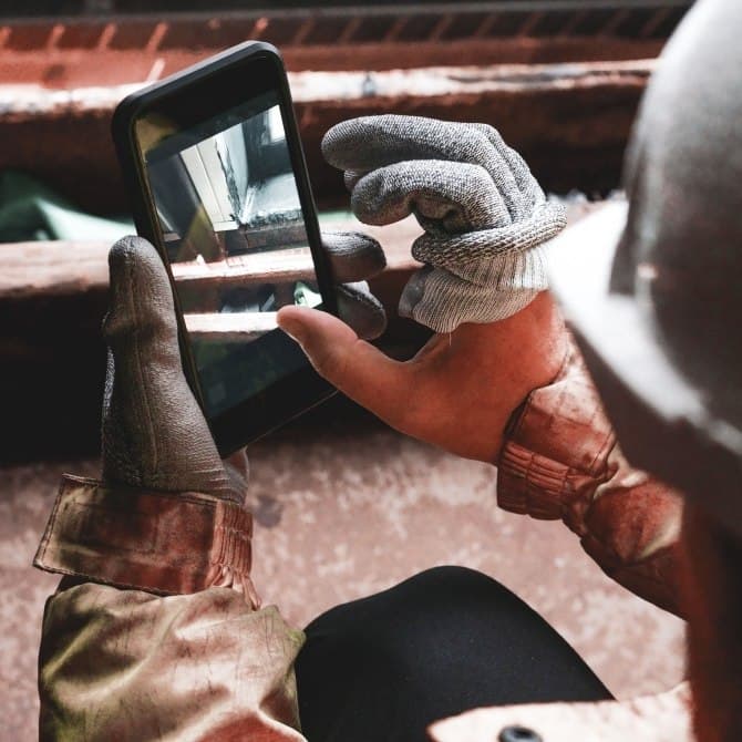 contractors working in serviceforge app